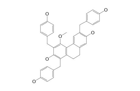 1,3,6-TRI-(4-HYDROXYBENZYL)-4-METHOXY-DIHYDROPHENANTHRENE-2,7-DIOL