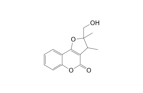 2-(Hydroxymethyl)-2,3-dimethyl-2,3-dihydro-4H-furo[3,2-c]benzopyran-4-one