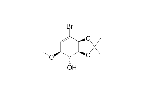 1-Bromo-4-hydroxy-5,6-[O,O-isopropylidene]-3-methoxycyclohex-1-ene