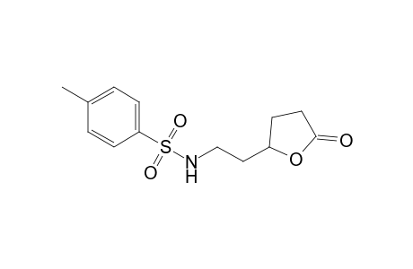 4-Methyl-N-[2-(5-oxotetrahydrofuran-2-yl)ethyl]benzenesulfonamide
