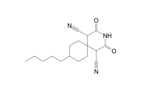 2,4-Dioxo-9-pentyl-3-azaspiro[5.5]undecane-1,5-dicarbonitrile