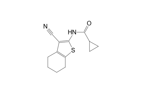 N-(3-cyano-4,5,6,7-tetrahydro-1-benzothien-2-yl)cyclopropanecarboxamide