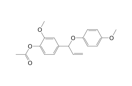 phenol, 2-methoxy-4-[1-(4-methoxyphenoxy)-2-propenyl]-, acetate
