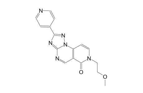 pyrido[3,4-e][1,2,4]triazolo[1,5-a]pyrimidin-6(7H)-one, 7-(2-methoxyethyl)-2-(4-pyridinyl)-
