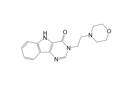 3-[2-(4-morpholinyl)ethyl]-3,5-dihydro-4H-pyrimido[5,4-b]indol-4-one
