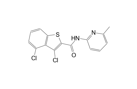 3,4-dichloro-N-(6-methyl-2-pyridinyl)-1-benzothiophene-2-carboxamide