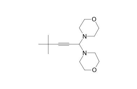 morpholine, 4-[4,4-dimethyl-1-(4-morpholinyl)-2-pentynyl]-