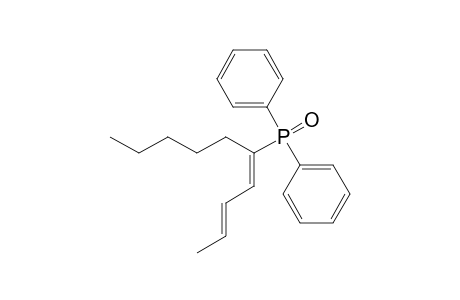 (2E,4E)-5-(Diphenylphosphinoyl)deca-2,4-diene