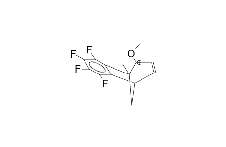 1-METHYL-2-METHOXY-6,7-TETRAFLUOROBENZOBICYCLO[3.2.1]OCT-6-EN-2-YLCATION