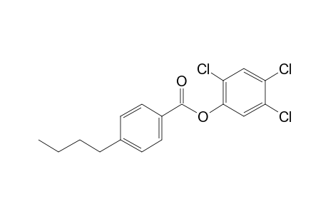 4-Butylbenzoic acid, 2,4,5-trichlorophenyl ester