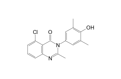 5-chloro-3-(4-hydroxy-3,5-xylyl)-2-methyl-4(3H)-quinazolinone