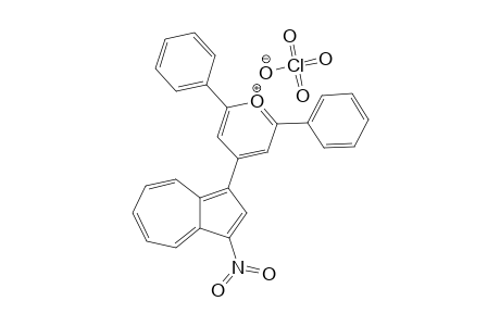 4-(3-NITRO-AZULEN-1-YL)-2,6-DIPHENYL-PYRANYLIUM-PERCHLORATE;(RN=R=H;X=NO2)