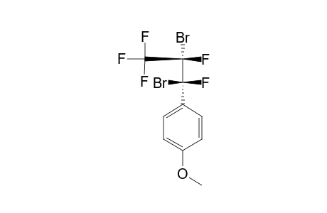ERYTHRO-1-(PARA-METHOXYPHENYL)-1,2-DIBROMO-1,2,3,3,3-PENTAFLUOROPROPANE