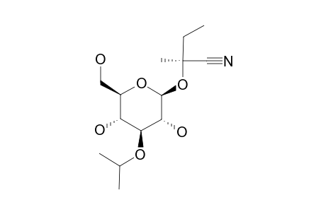 2-[(3'-ISOPROPOXY-O-BETA-D-GLUCOPYRANOSYL)-OXY]-2-METHYLBUTANENITRILE