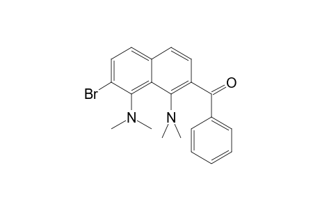 [7-Bromo-1,8-bis(dimethylamino)naphthalen-2-yl](phenyl)methanone