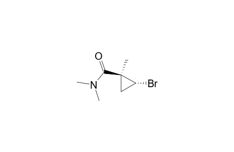 Cyclopropanecarboxamide, 2-bromo-N,N,1-trimethyl-, trans-