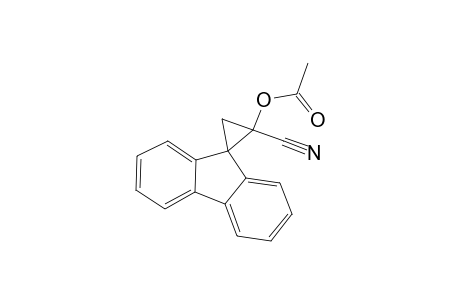 2-Acetoxy-2-cyanospiro[cyclopropane-1,9'-fluorene]