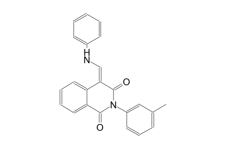 1,3(2H,4H)-isoquinolinedione, 2-(3-methylphenyl)-4-[(phenylamino)methylene]-, (4E)-