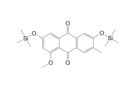2,7-Dihydroxy-5-methoxy-3-methylanthraquinone diTMS