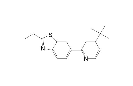 Benzothiazole, 6-[4-(1,1-dimethylethyl)-2-pyridinyl]-2-ethyl-