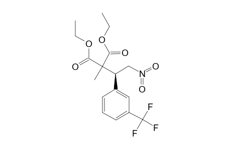 (S)-DIETHYL-2-METHYL-2-[2-NITRO-1-(3-(TRIFLUOROMETHYL)-PHENYL)-ETHYL]-MALONATE