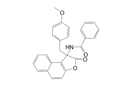 N-(1-(4-Methoxybenzyl)-1,2-dihydro-2-oxonaphtho[2,1-b]furan-1-yl) benzamide