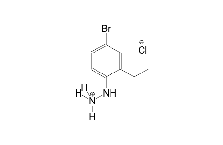 hydrazinium, 2-(4-bromo-2-ethylphenyl)-, chloride