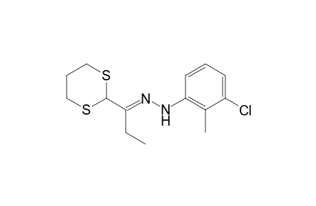 (E)-1-(1-(1,3-Dithian-2-yl)propylidene)-2-(3-chloro-2-methylphenyl)hydrazine