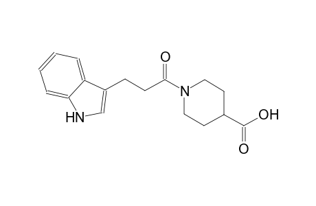 4-piperidinecarboxylic acid, 1-[3-(1H-indol-3-yl)-1-oxopropyl]-