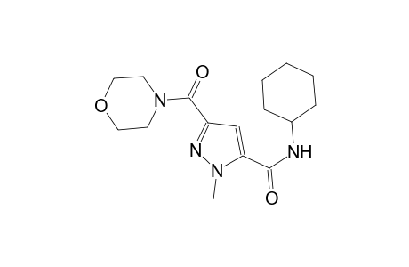 N-cyclohexyl-1-methyl-3-(4-morpholinylcarbonyl)-1H-pyrazole-5-carboxamide