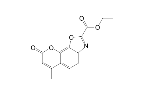 6-Methyl-8-oxo-2-pyrano[3,2-g][1,3]benzoxazolecarboxylic acid ethyl ester