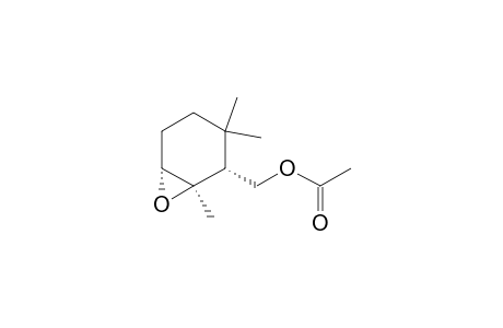 7-Oxabicyclo[4.1.0]heptane-2-methanol, 1,3,3-trimethyl-, acetate, (1.alpha.,2.alpha.,6.alpha.)-