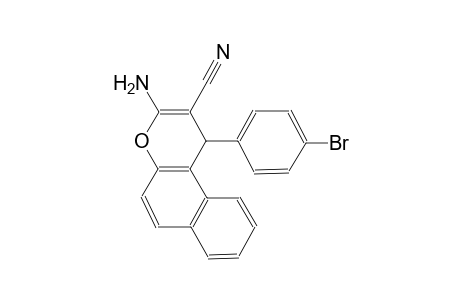 1H-naphtho[2,1-b]pyran-2-carbonitrile, 3-amino-1-(4-bromophenyl)-