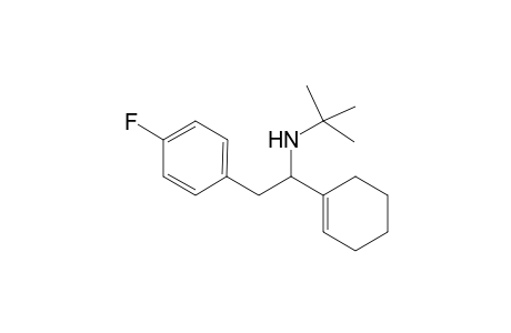 N-(t-Butyl)-1-(4'-fluorophenyl)-2-(1"-cyclohexenyl)ethyl-2-amine