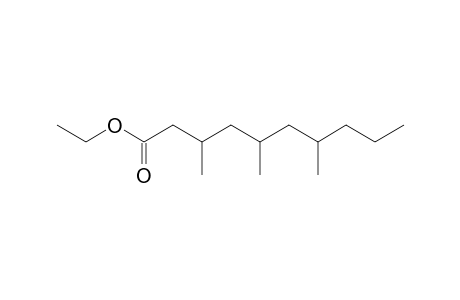 3,5,7-Trimethyl-decanoic acid, ethyl ester