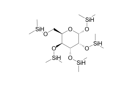 Dimethylsilyl 2,3,4,6-O-dimethylsilyl-glucopyranose
