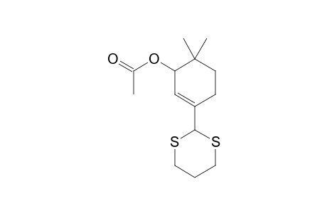 Acetic acid, 3-[1,3]dithian-2-yl-6,6-dimethyl-cyclohex-2-enyl ester