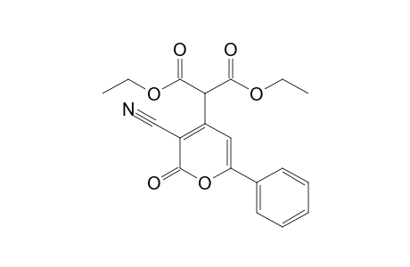 Diethyl 3-Cyano-2-oxo-6-phenyl-2H-pyran-4-ylmalonate