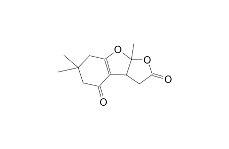 furo[2,3-b]benzofuran-2,4(3H,5H)-dione, 3a,6,7,8a-tetrahydro-6,6,8a-trimethyl-