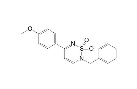 2-benzyl-5-(4-methoxyphenyl)-1,2,6-thiadiazine 1,1-dioxide