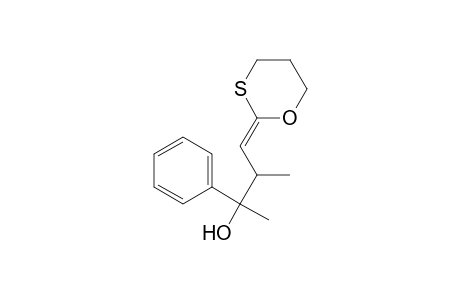 2-[2-(.alpha.-Hydroxy-.alpha.-methylbenzyl)propylidene]-1,3-oxathiane