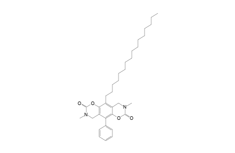 1,3-Oxazino[6,5-g][1,3]benzoxazine-2,7-dione, 5-hexadecyl-3,4,8,9-tetrahydro-3,8-dimethyl-10-phenyl-