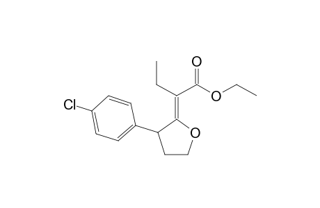 Ethyl 2-[3'-(p-chlorophenyl)-4',5'-dihydrofuran-2(3H)-ylidene]-butyrate