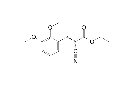 alpha-cyano-2,3-dimethoxycinnamic acid, ethyl ester