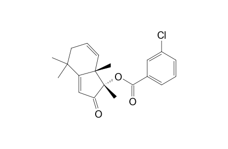 Benzoic acid, 3-chloro-, 2,4,5,7a-tetrahydro-1,4,4,7a-tetramethyl-2-oxo-1H-inden-1-yl ester, trans-(.+-.)-