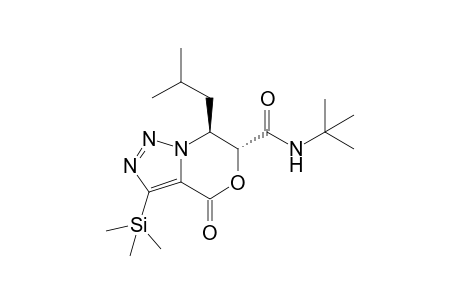 (6R,7S)-N-(tert-butyl)-7-isobutyl-4-oxo-3-(trimethylsilyl)-6,7-dihydro-4H-[1,2,3]triazolo[5,1-c][1,4]oxazine-6-carboxamide