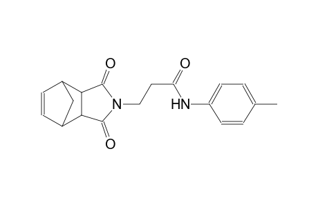 3-(1,3-dioxo-3a,4,7,7a-tetrahydro-1H-4,7-methanoisoindol-2(3H)-yl)-N-(p-tolyl)propanamide