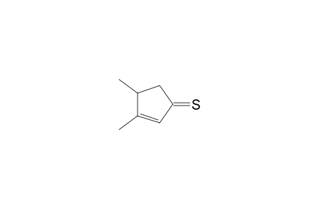 2-Cyclopentene-1-thione, 3,4-dimethyl-