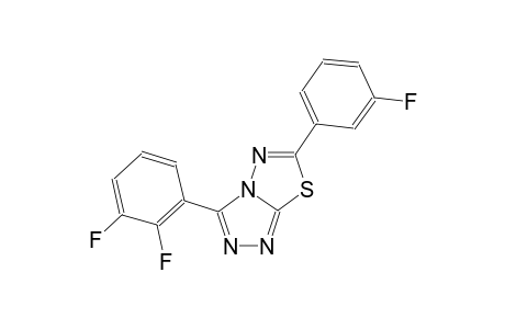 [1,2,4]triazolo[3,4-b][1,3,4]thiadiazole, 3-(2,3-difluorophenyl)-6-(3-fluorophenyl)-