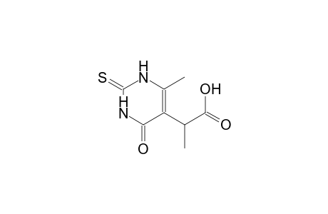 2-(6-methyl-4-oxo-2-thioxo-1,2,3,4-tetrahydro-5-pyrimidinyl)propanoicacid